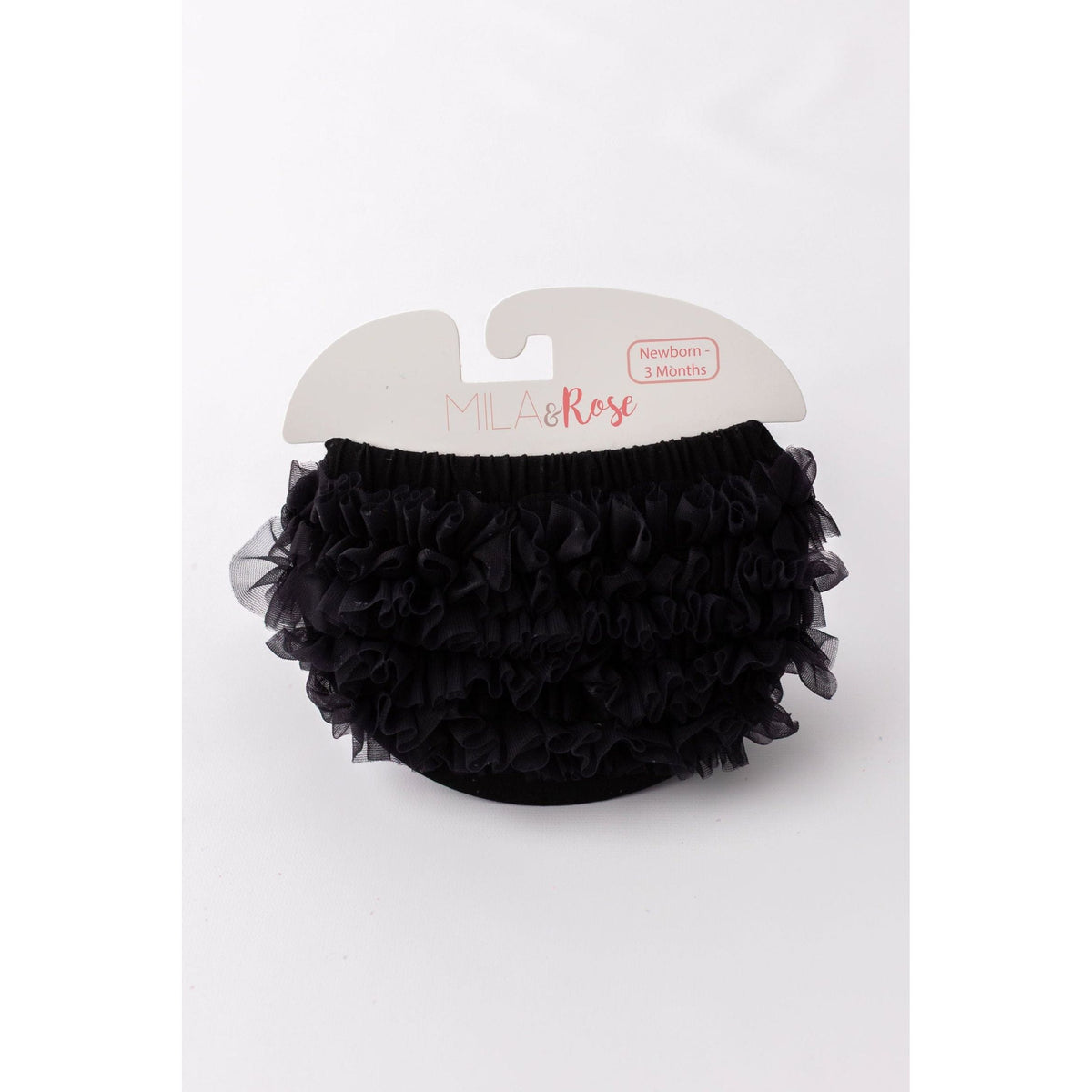 Black Ruffle Bum Bloomer