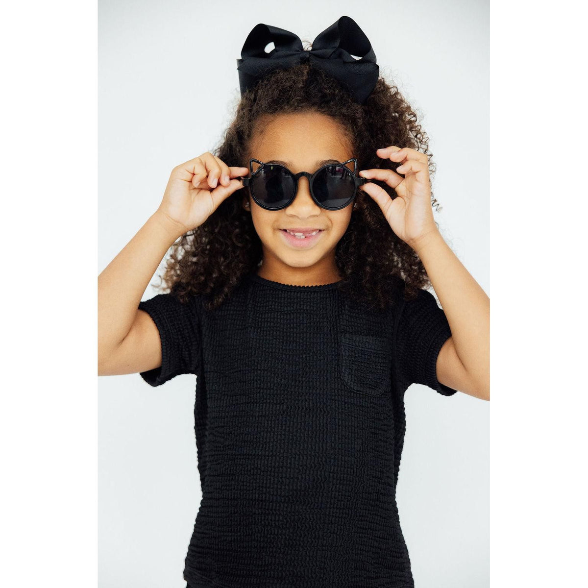 Black Scrunchy Pocket Tee