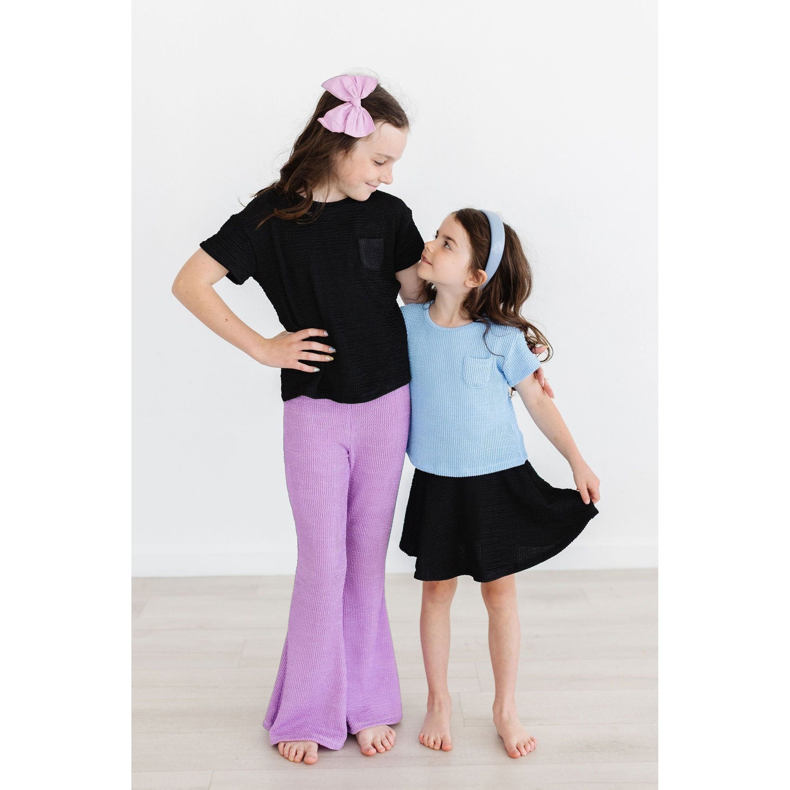 Sky Blue Scrunchy Pocket Tee