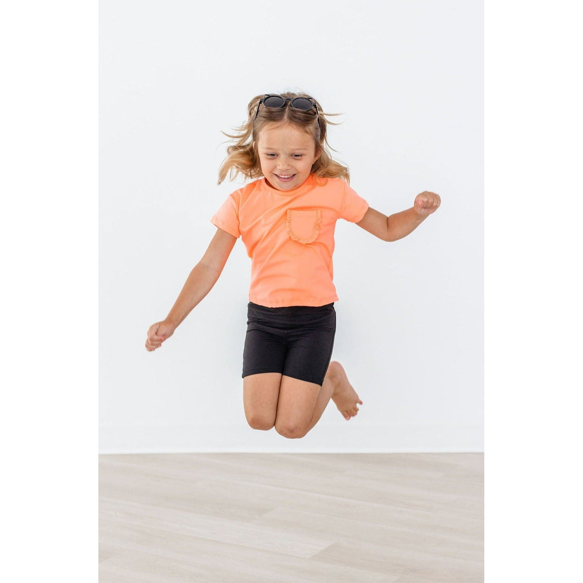 Black Twirl Shorts