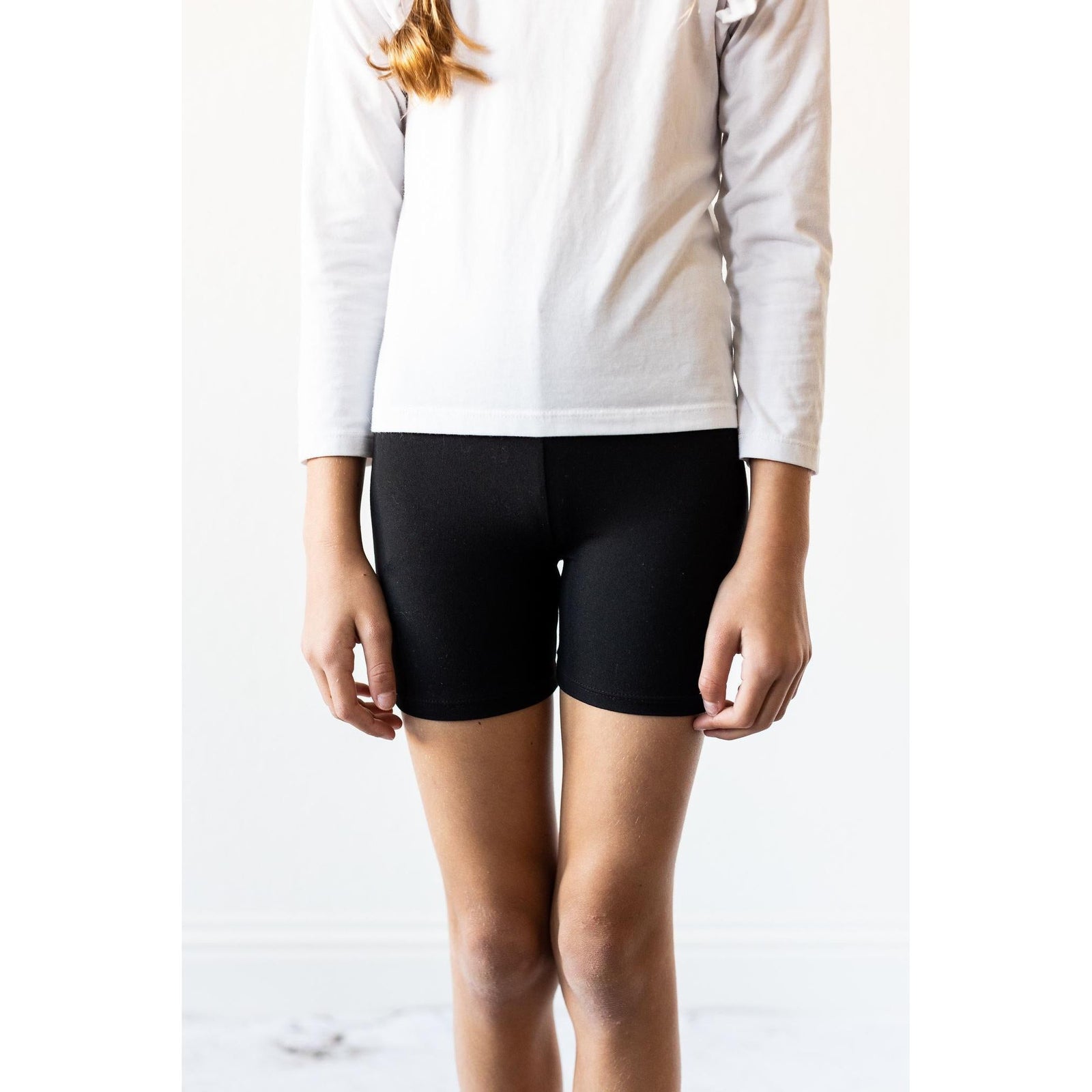 Black Twirl Shorts