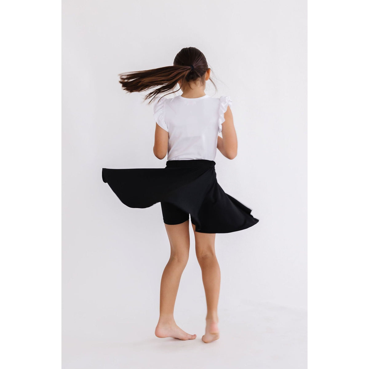 Black Twirl Skort