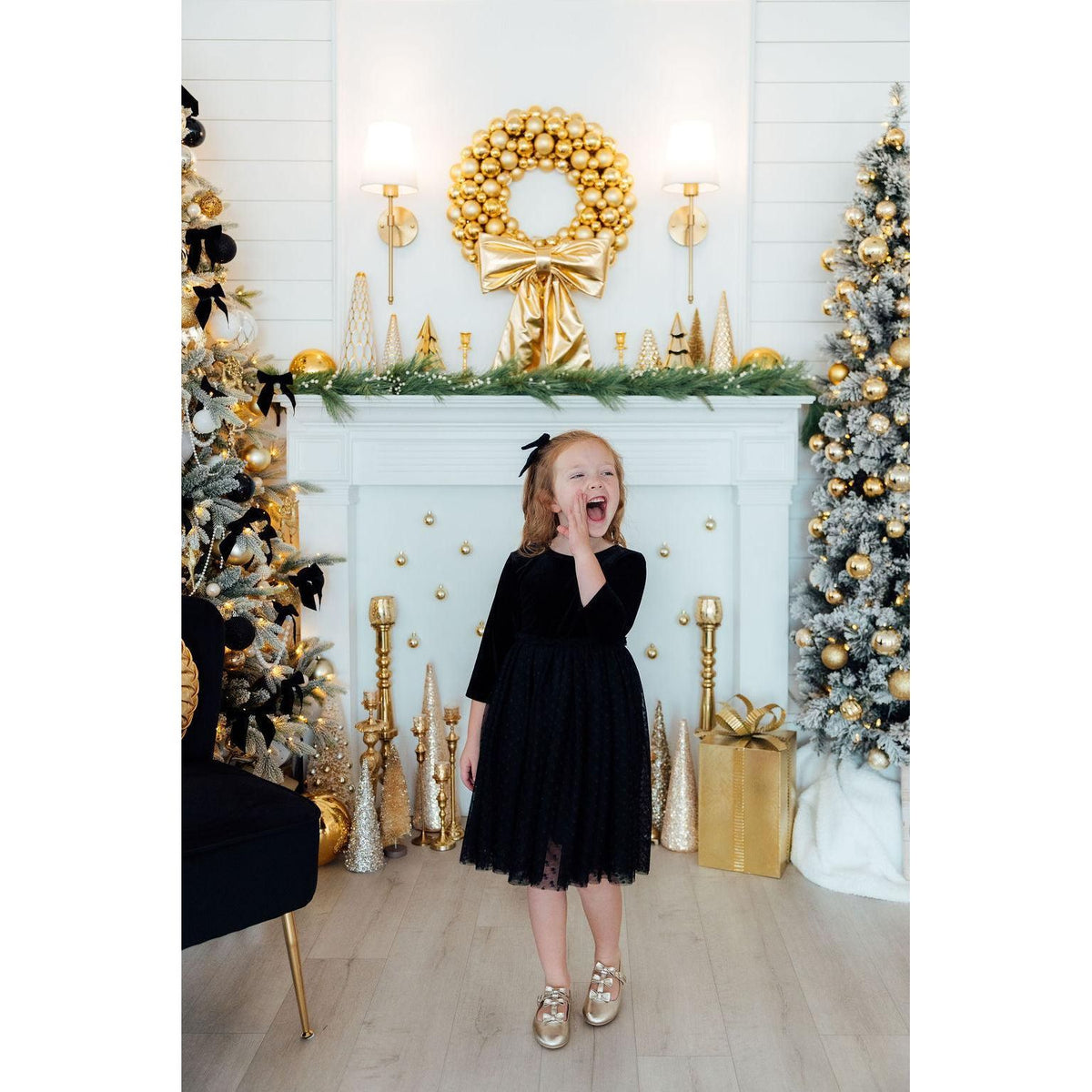 Black Velvet Tutu Dress
