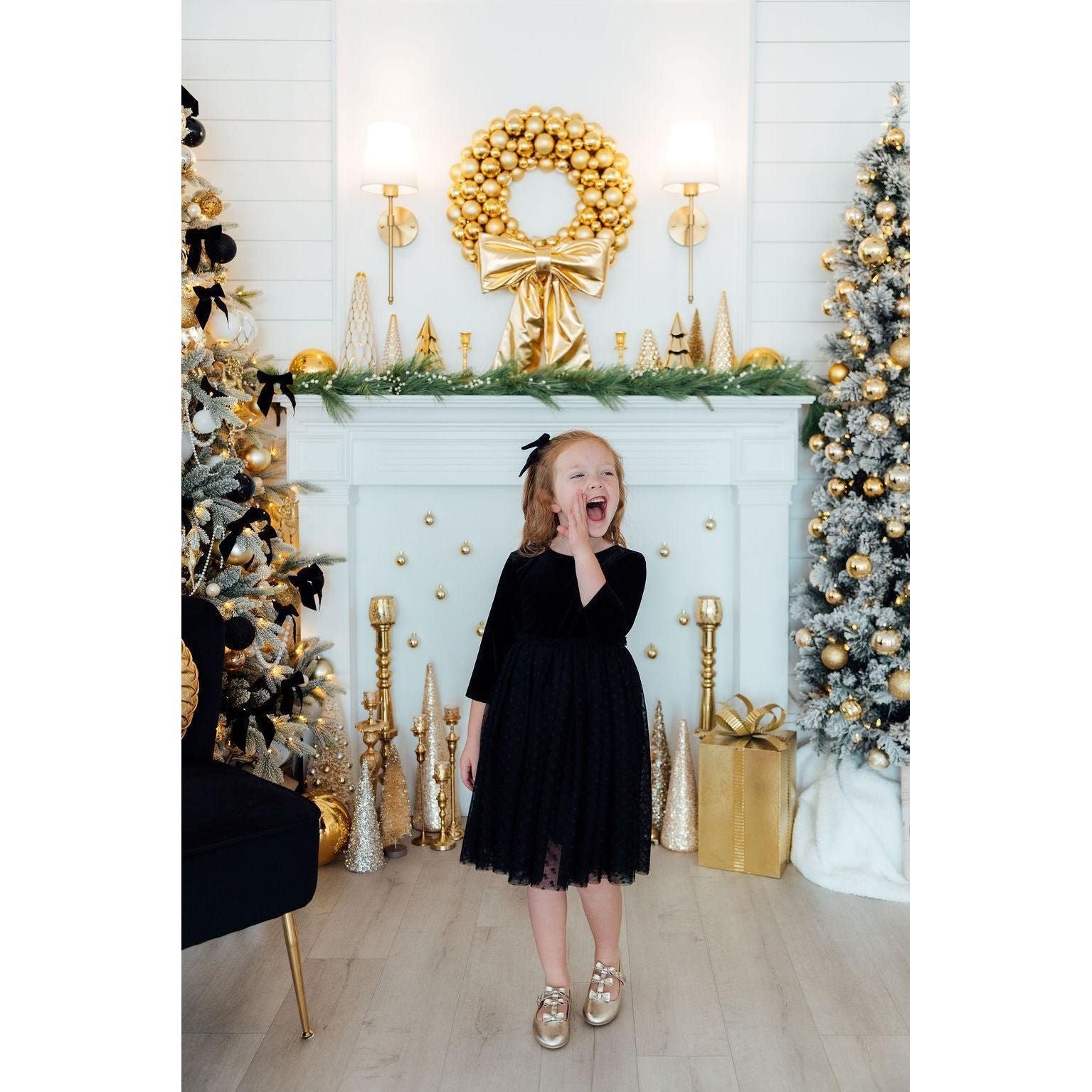 Black Velvet Tutu Dress