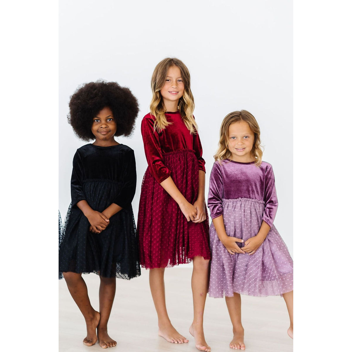 Black Velvet Tutu Dress