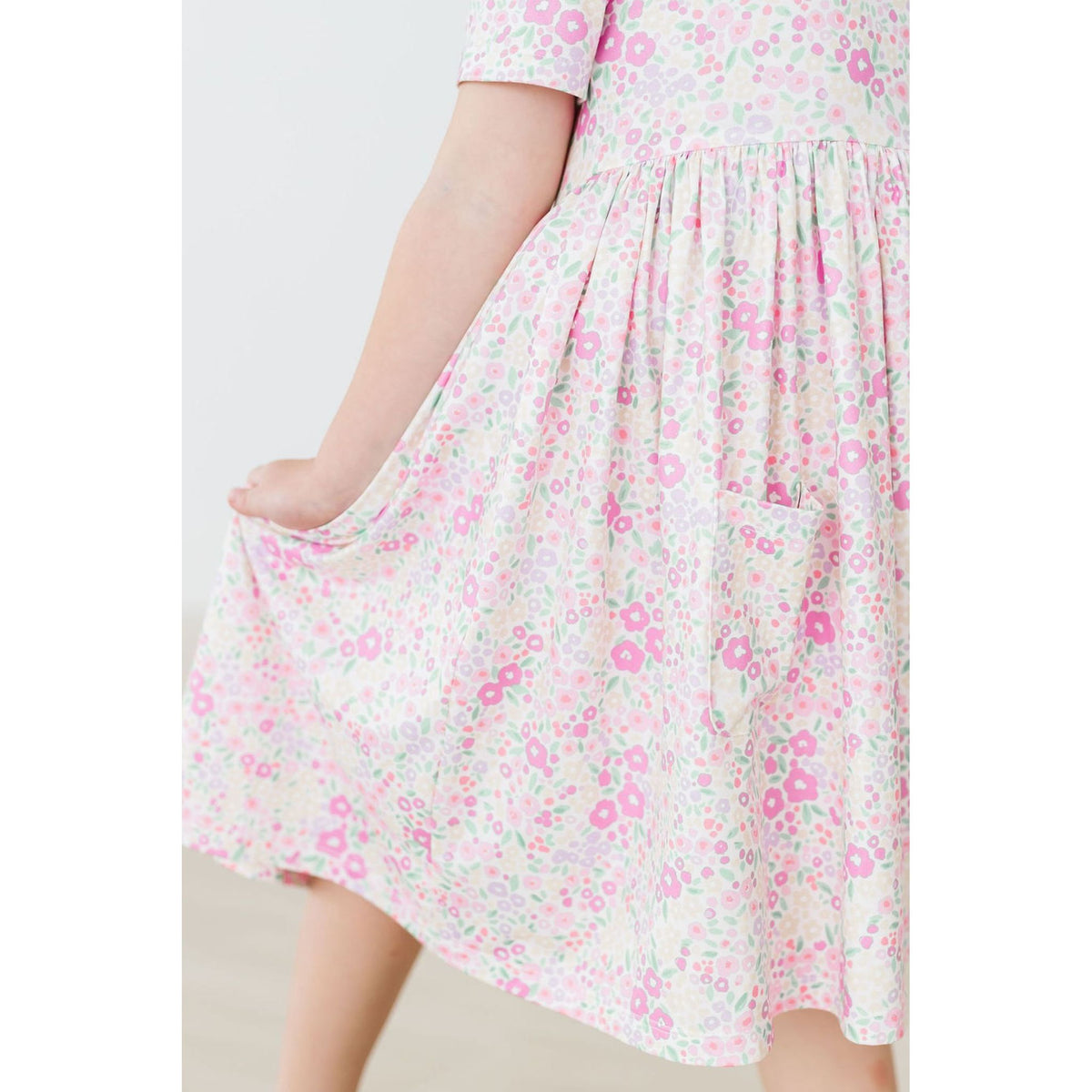 Blooming Beauty S/S Pocket Twirl Dress