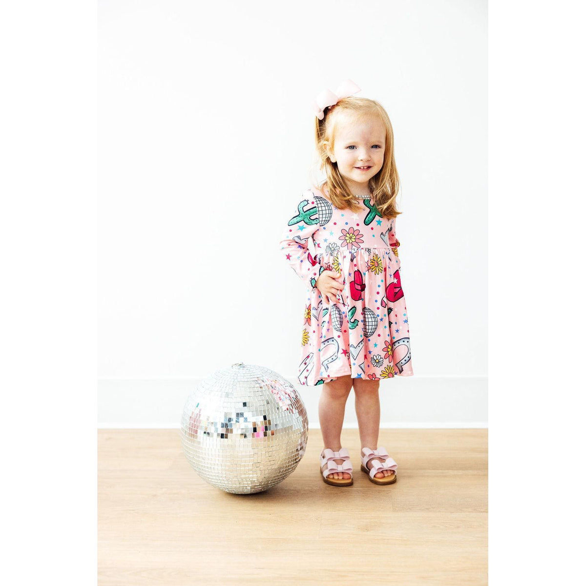 Boots & Bling L/S Pocket Twirl Dress