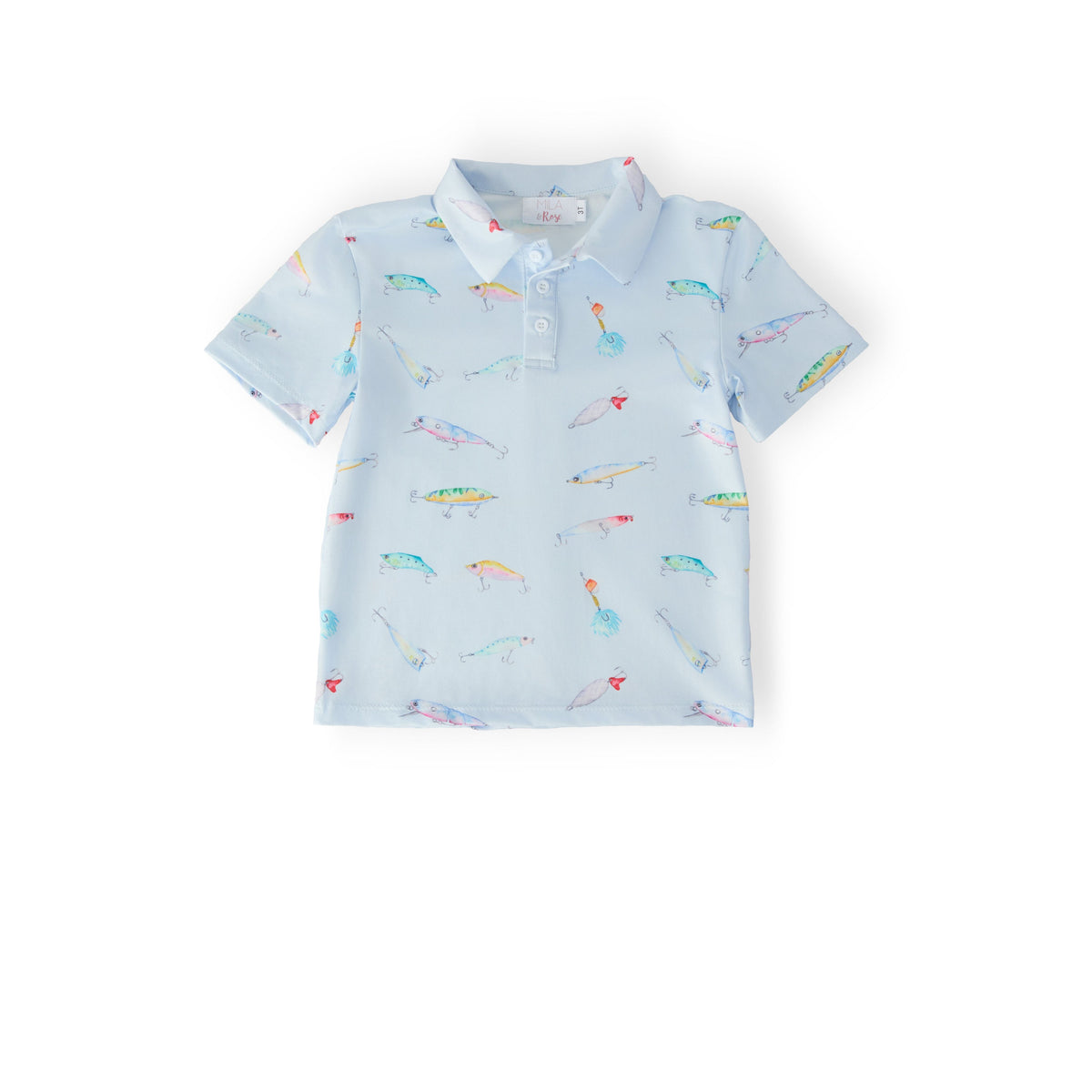 Boys Fish Hook S/S Polo