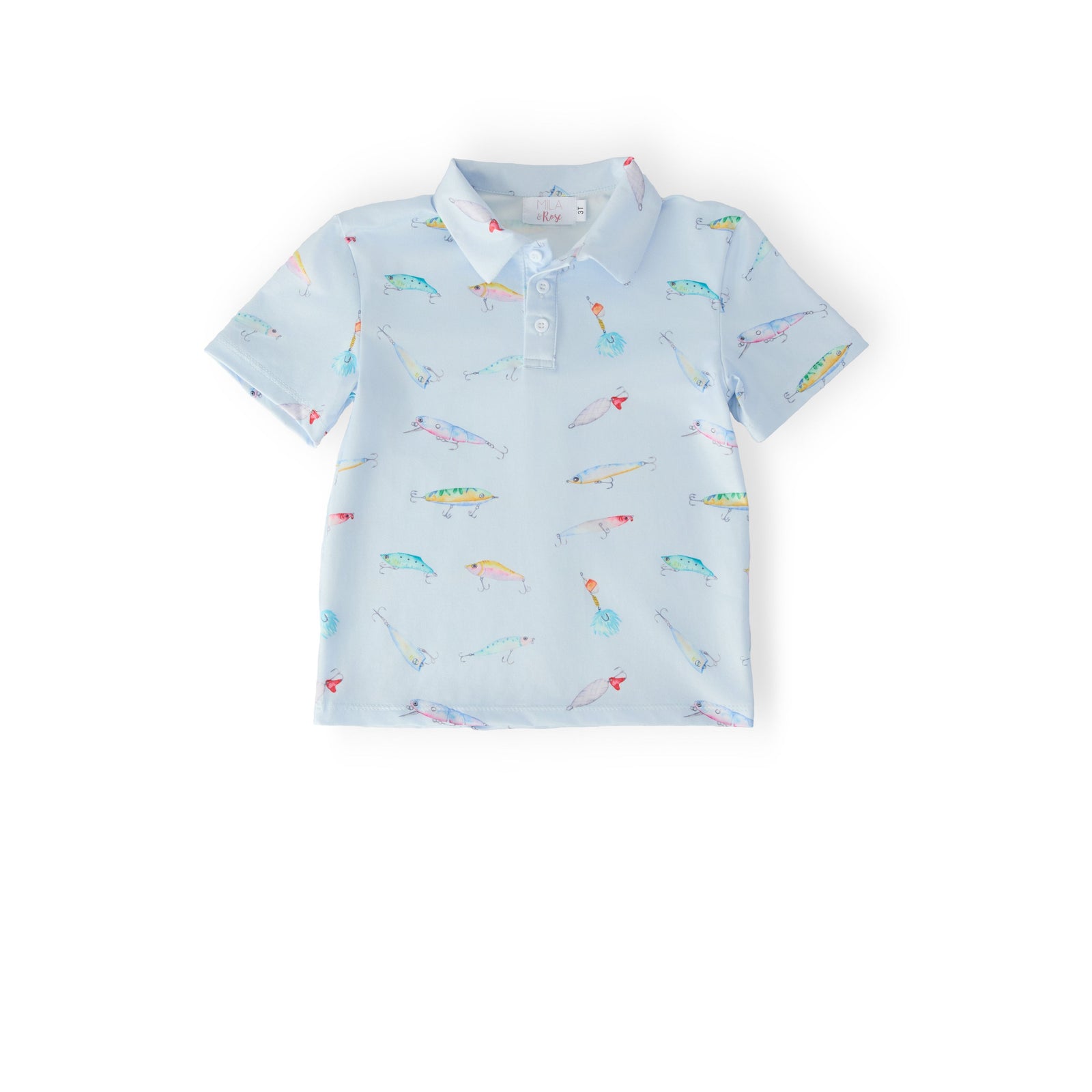 Boys Fish Hook S/S Polo