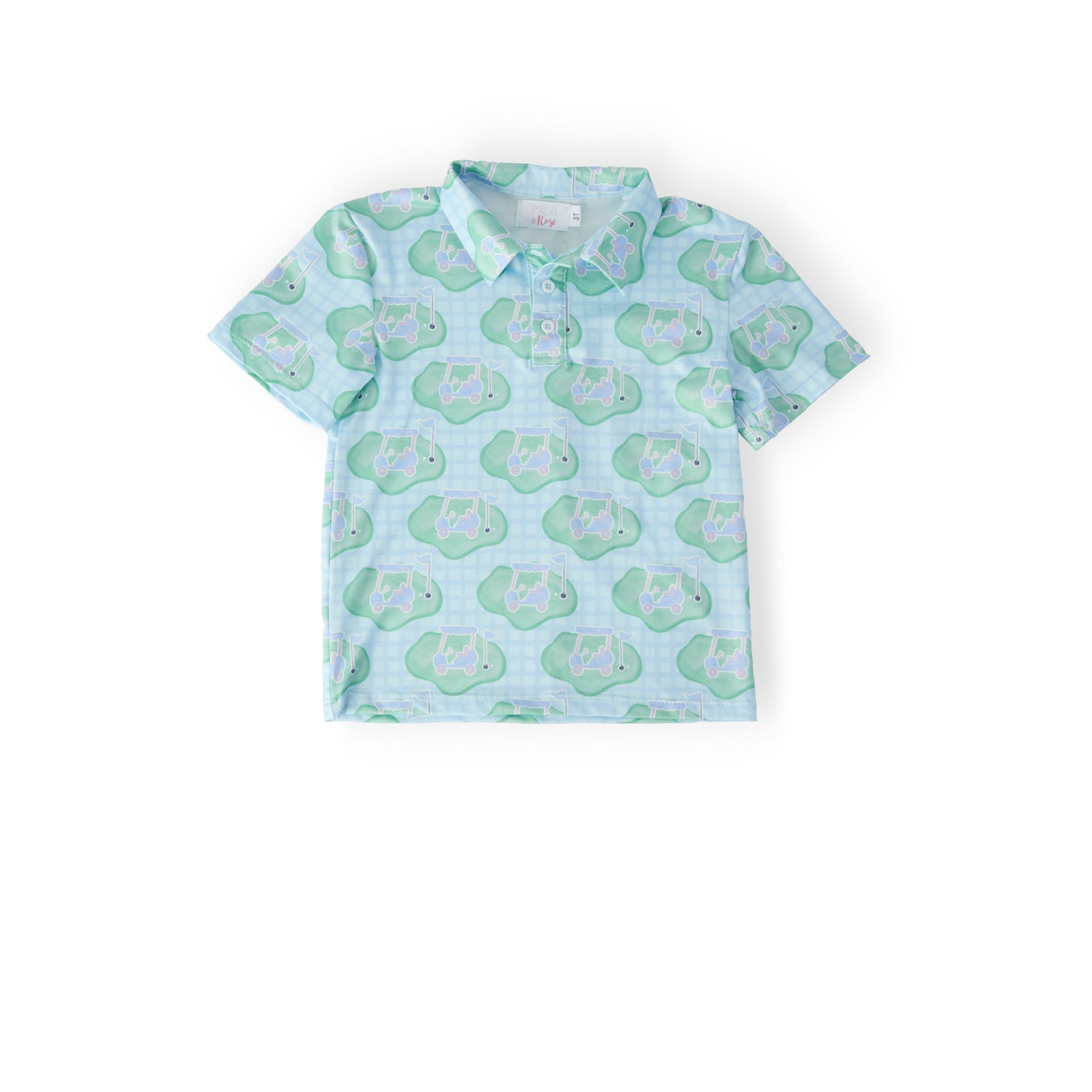 Boys He's on the Green S/S Polo