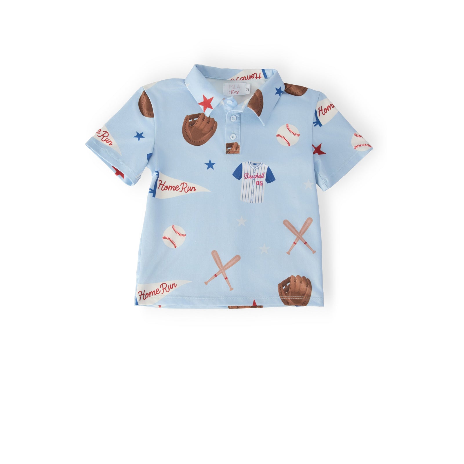 Boys Home Run S/S Polo