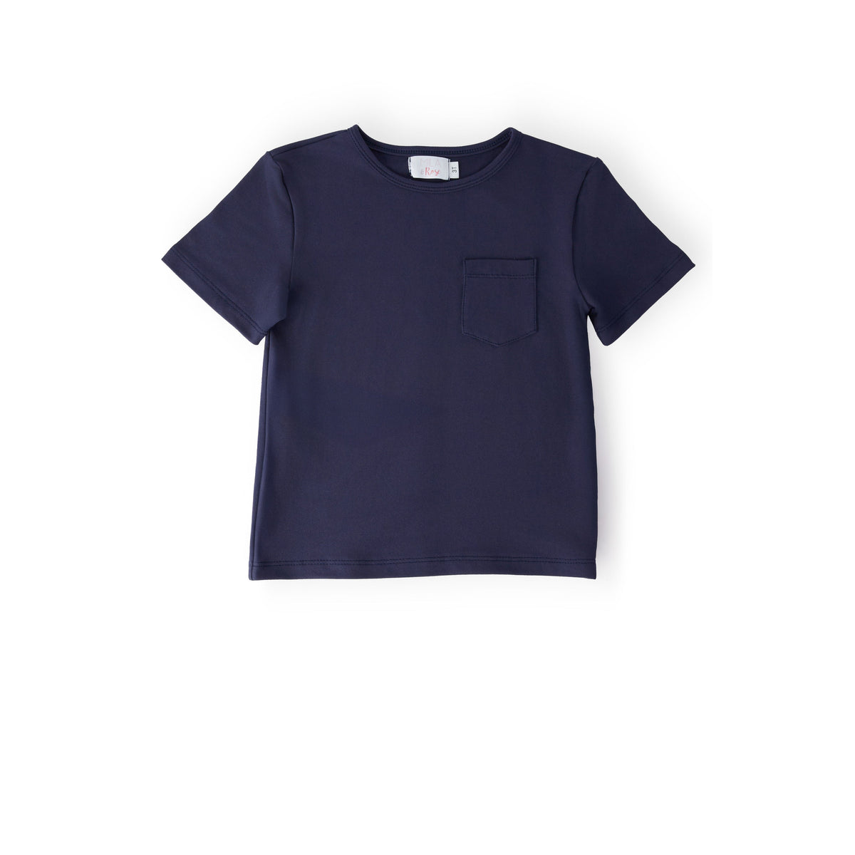 Boys Navy S/S Pocket Tee