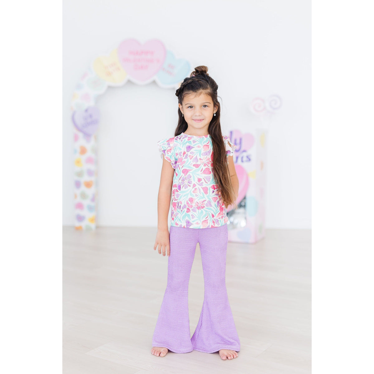 Bright Lilac Scrunchy Bells