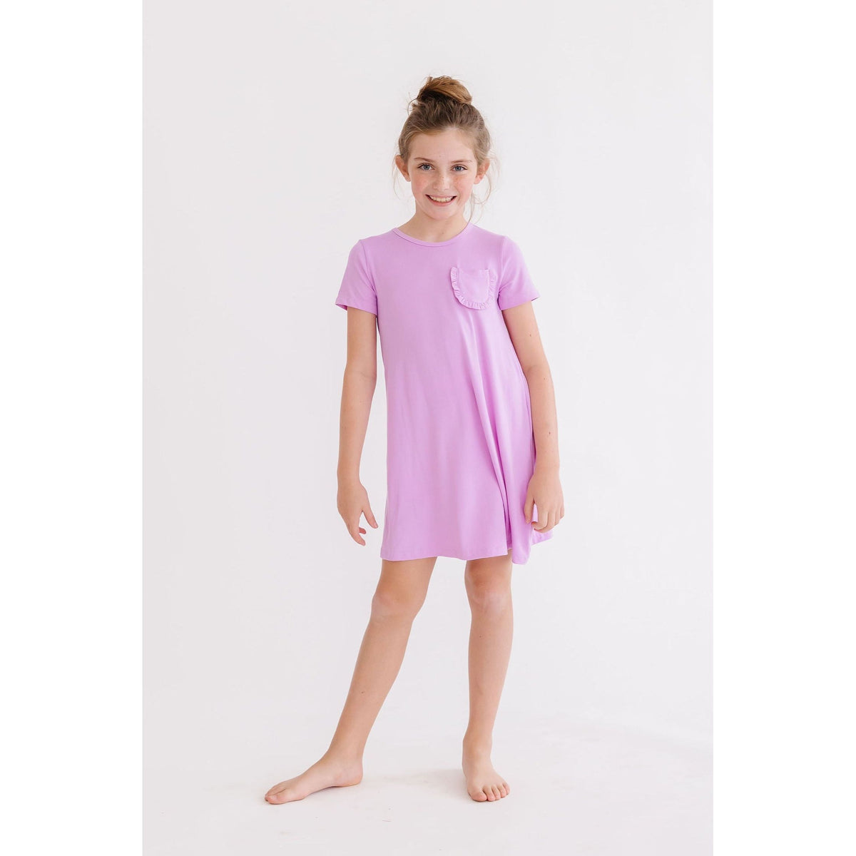 Bright Lilac T-Shirt Dress