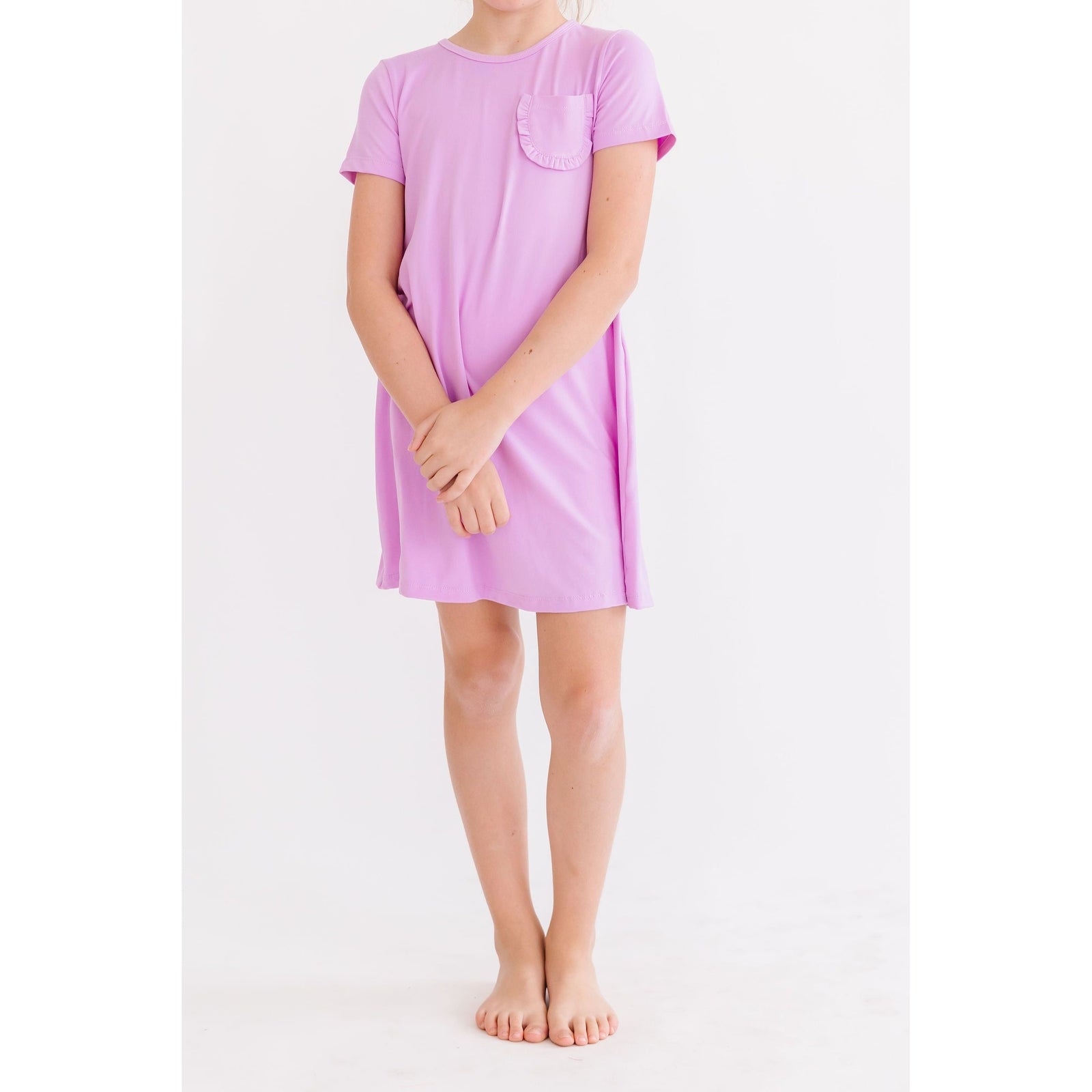 Bright Lilac T-Shirt Dress