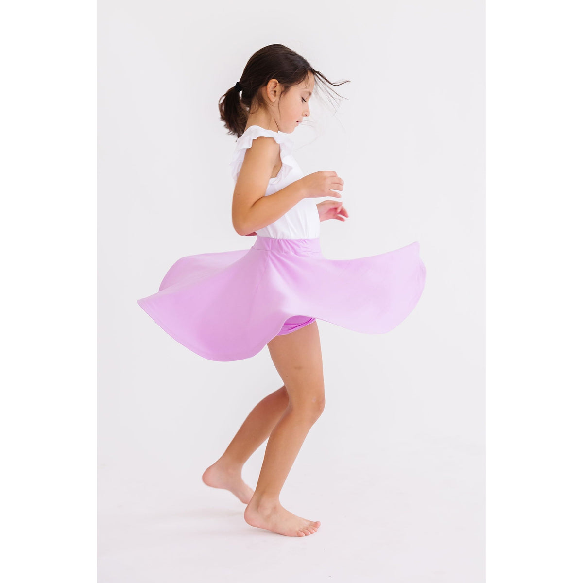 Bright Lilac Twirl Skort