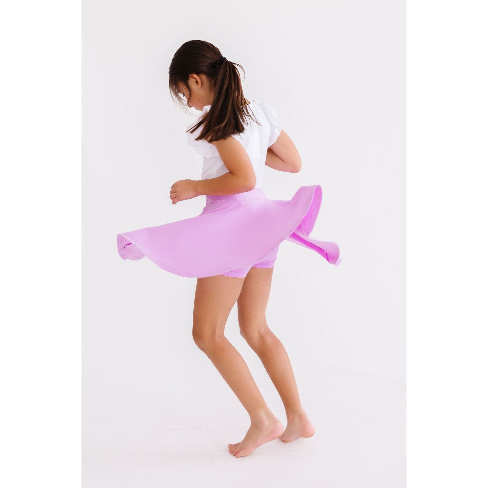 Bright Lilac Twirl Skort