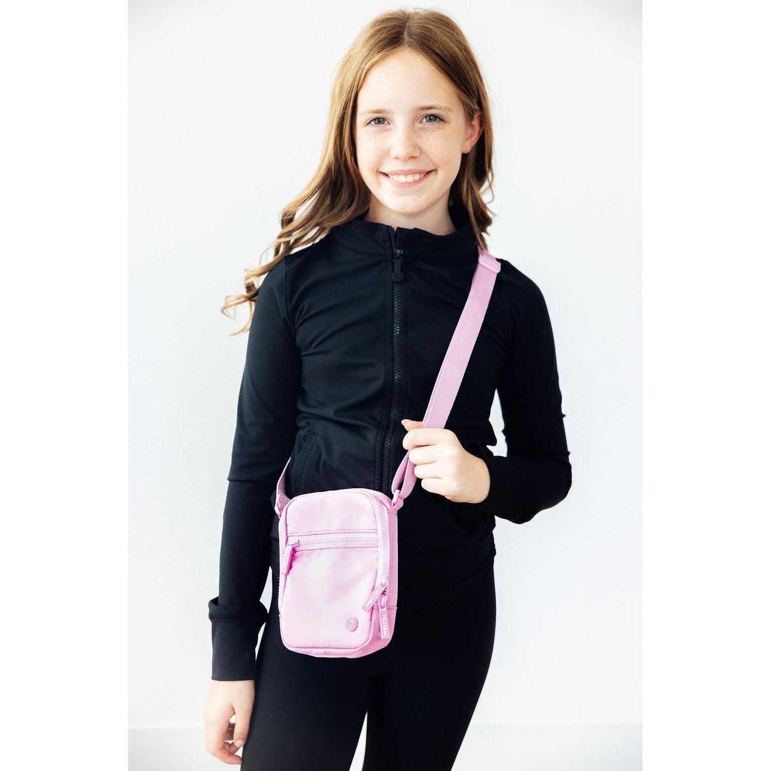 Bubblegum Pink Crossbody Bag