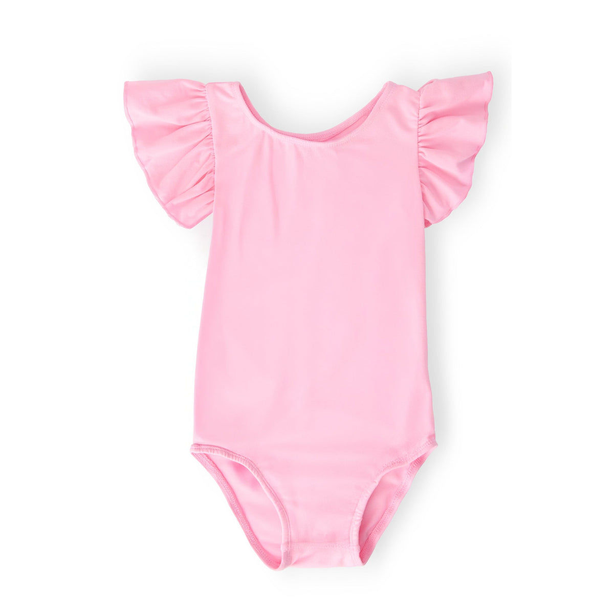 Bubblegum Pink S/S Flutter Sleeve Leotard