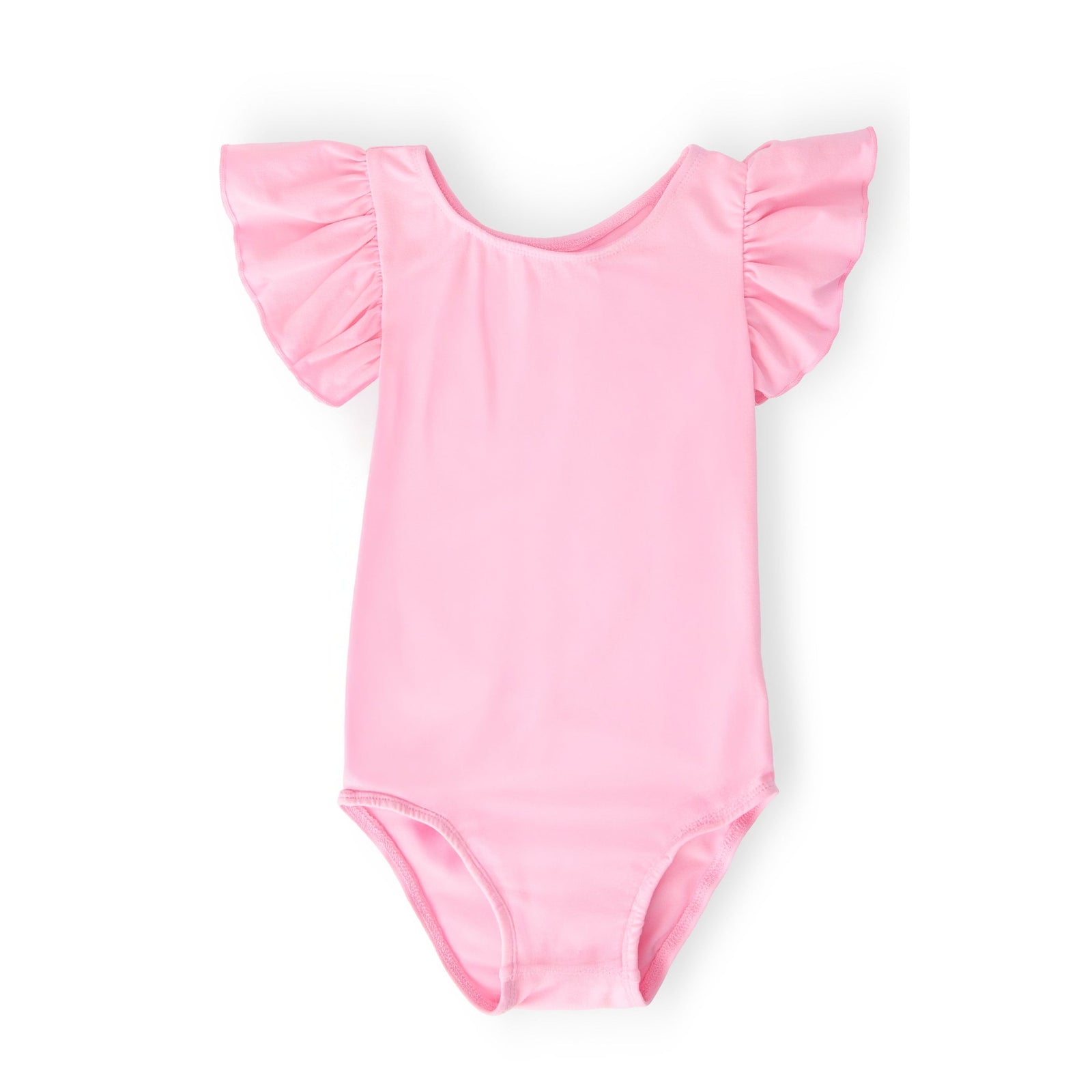 Bubblegum Pink S/S Flutter Sleeve Leotard