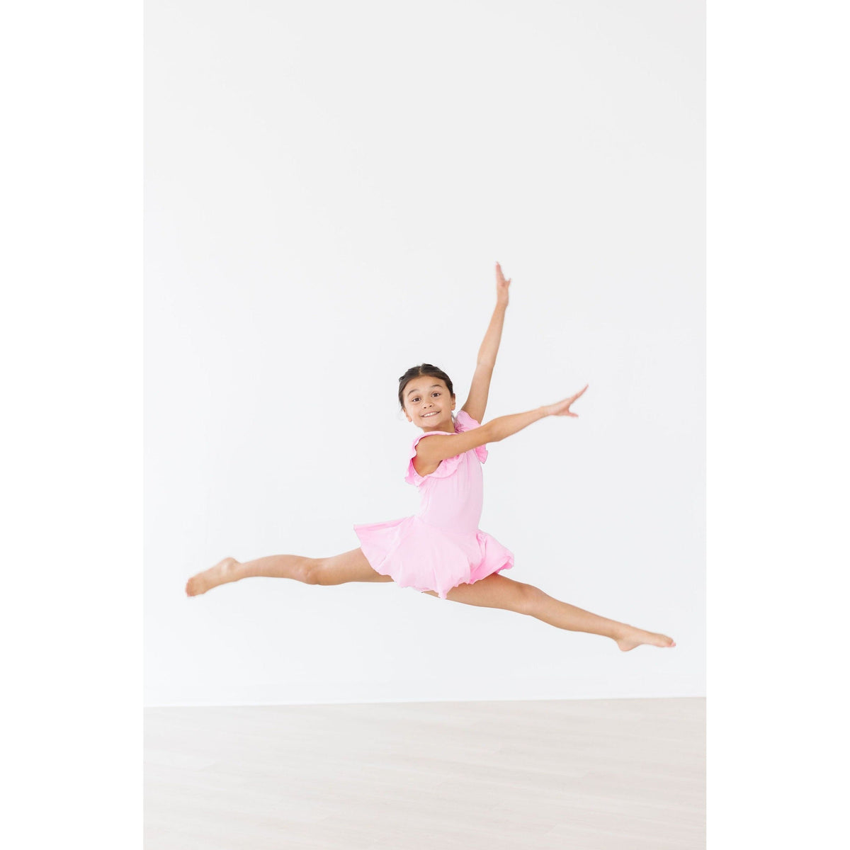 Bubblegum Pink S/S Twirl Leotard