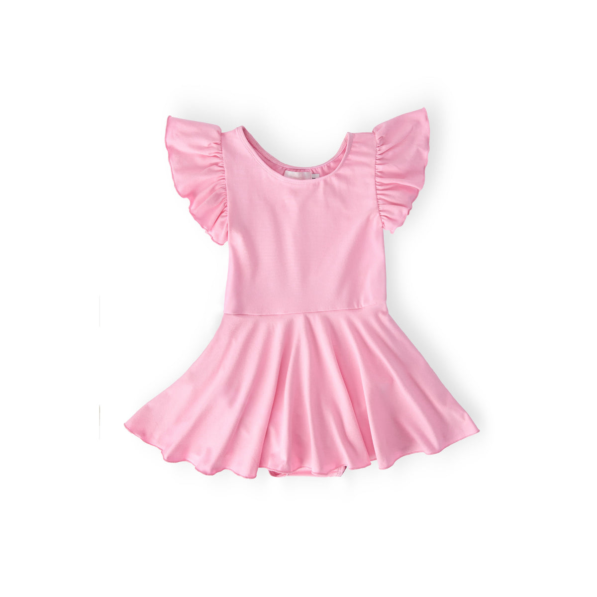 Bubblegum Pink S/S Twirl Leotard