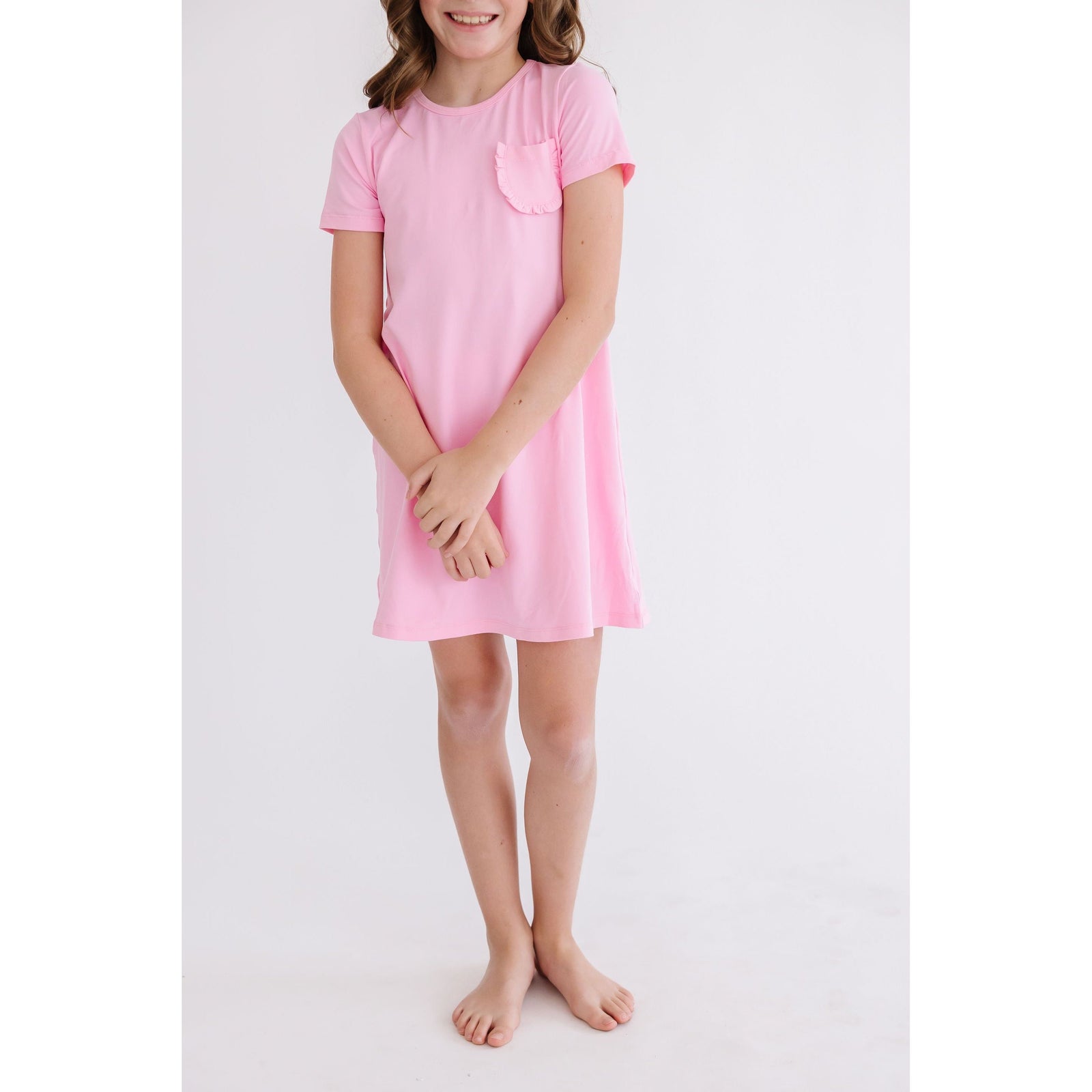 Bubblegum Pink T-Shirt Dress