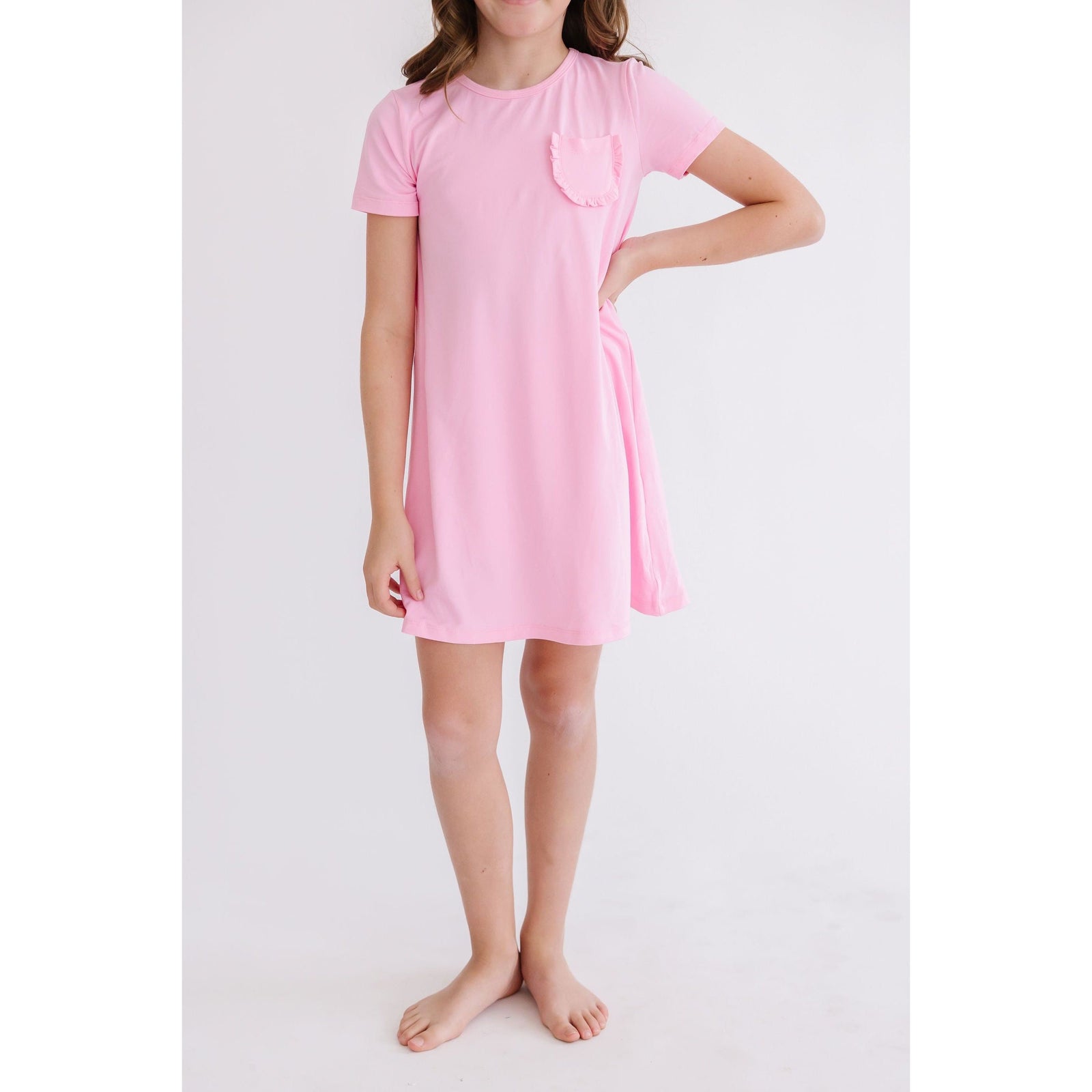 Bubblegum Pink T-Shirt Dress