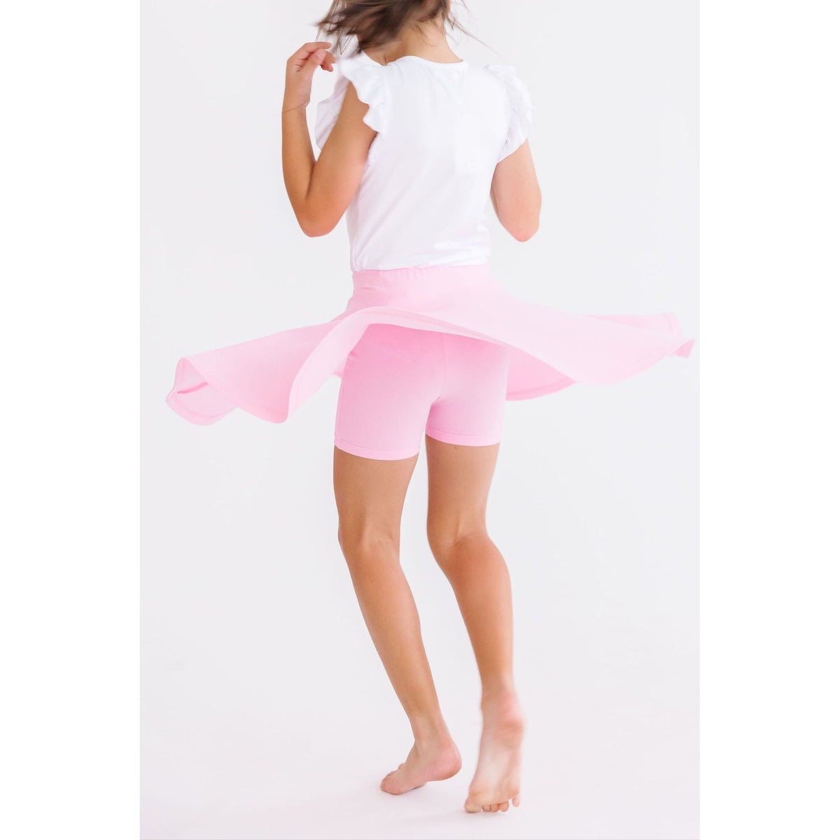 Bubblegum Pink Twirl Skort