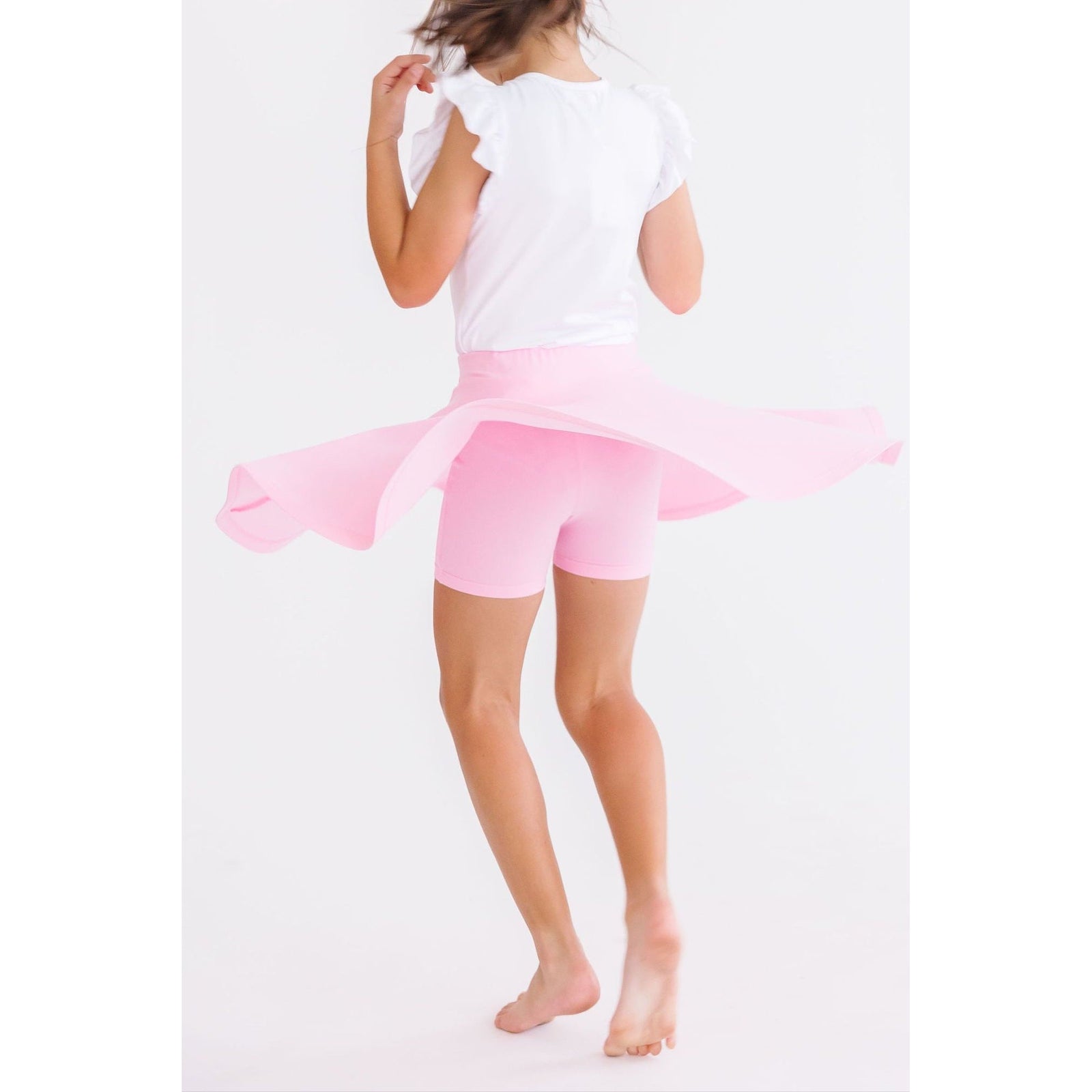 Bubblegum Pink Twirl Skort