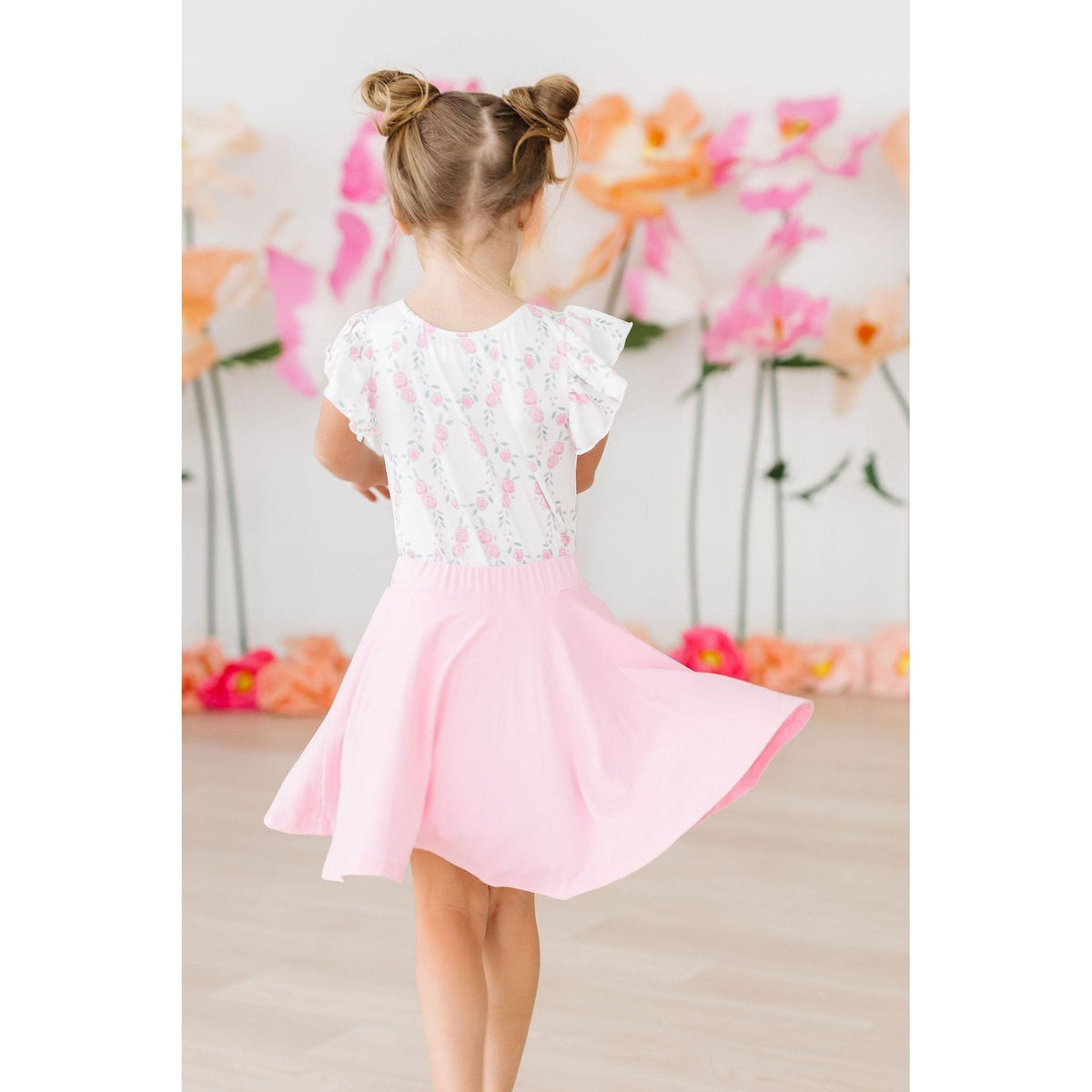 Bubblegum Pink Twirl Skort