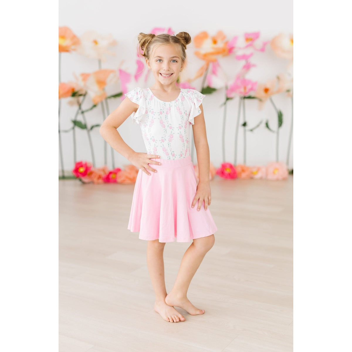 Bubblegum Pink Twirl Skort