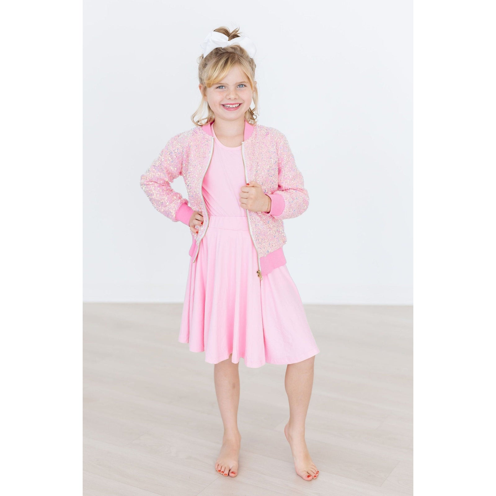 Bubblegum Pink Twirl Skort