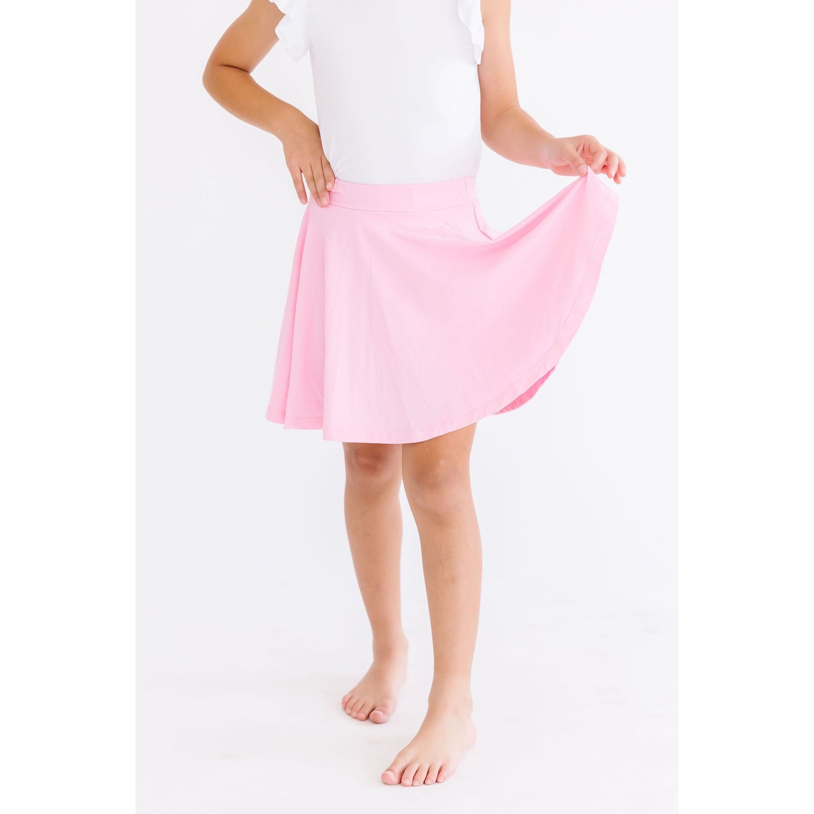 Bubblegum Pink Twirl Skort