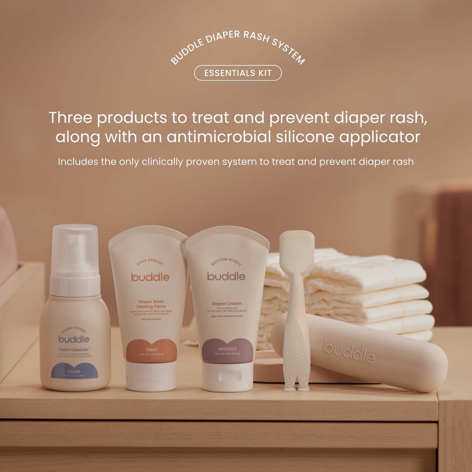 Buddle Diaper Rash System Essentials Kit