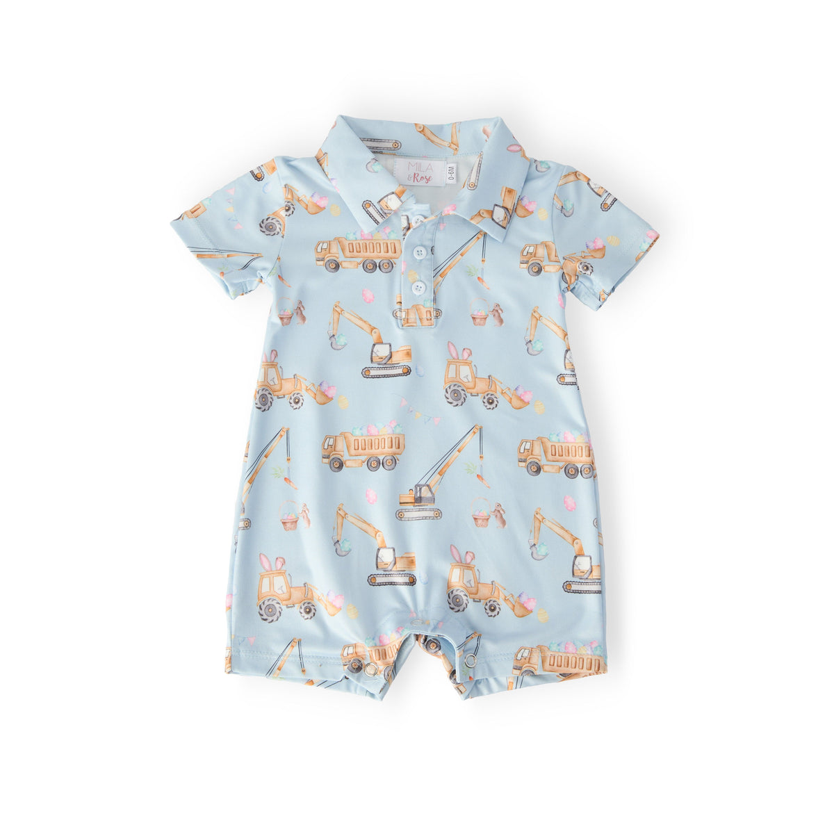 Bunny Builders Polo Shorty One-Piece