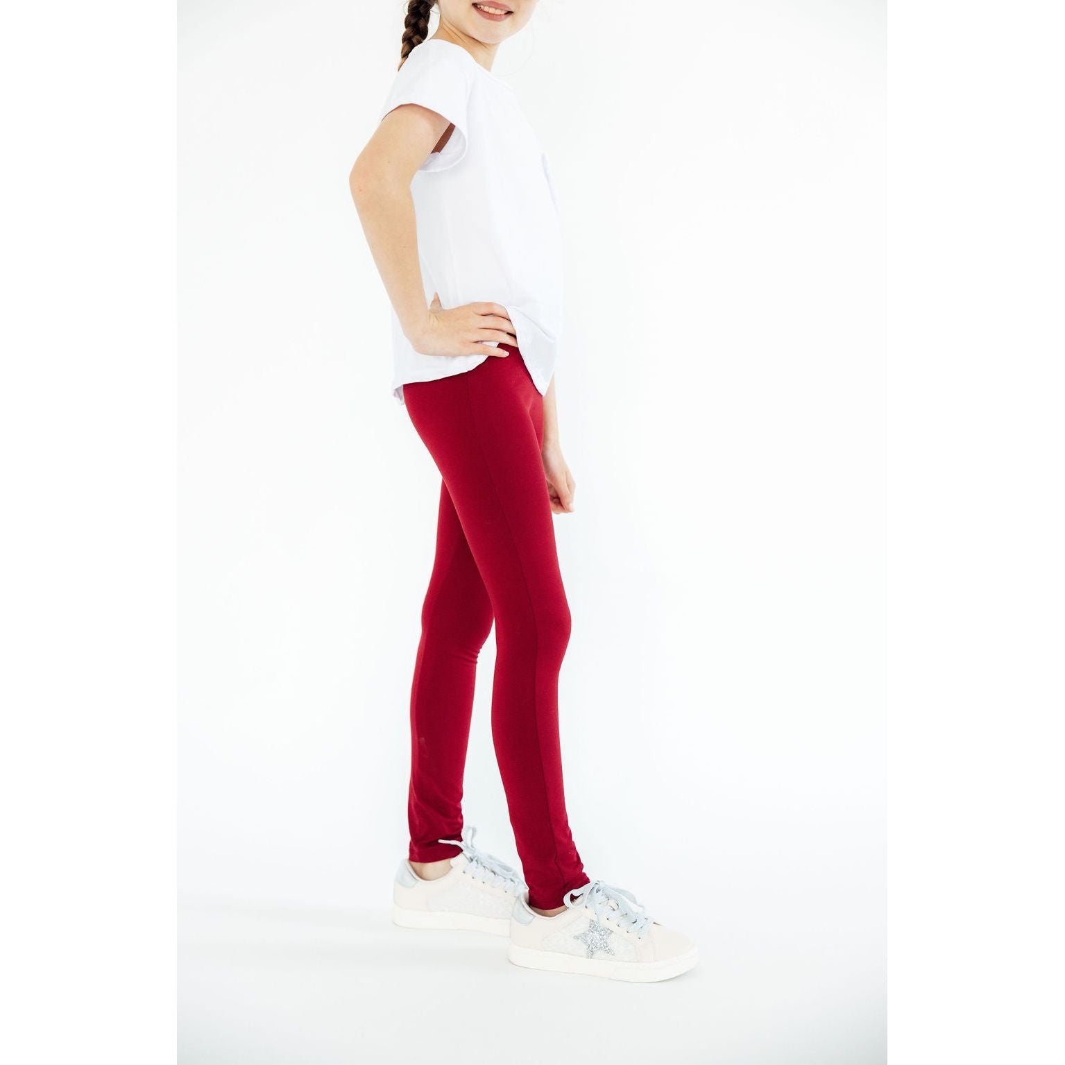 Burgundy Leggings