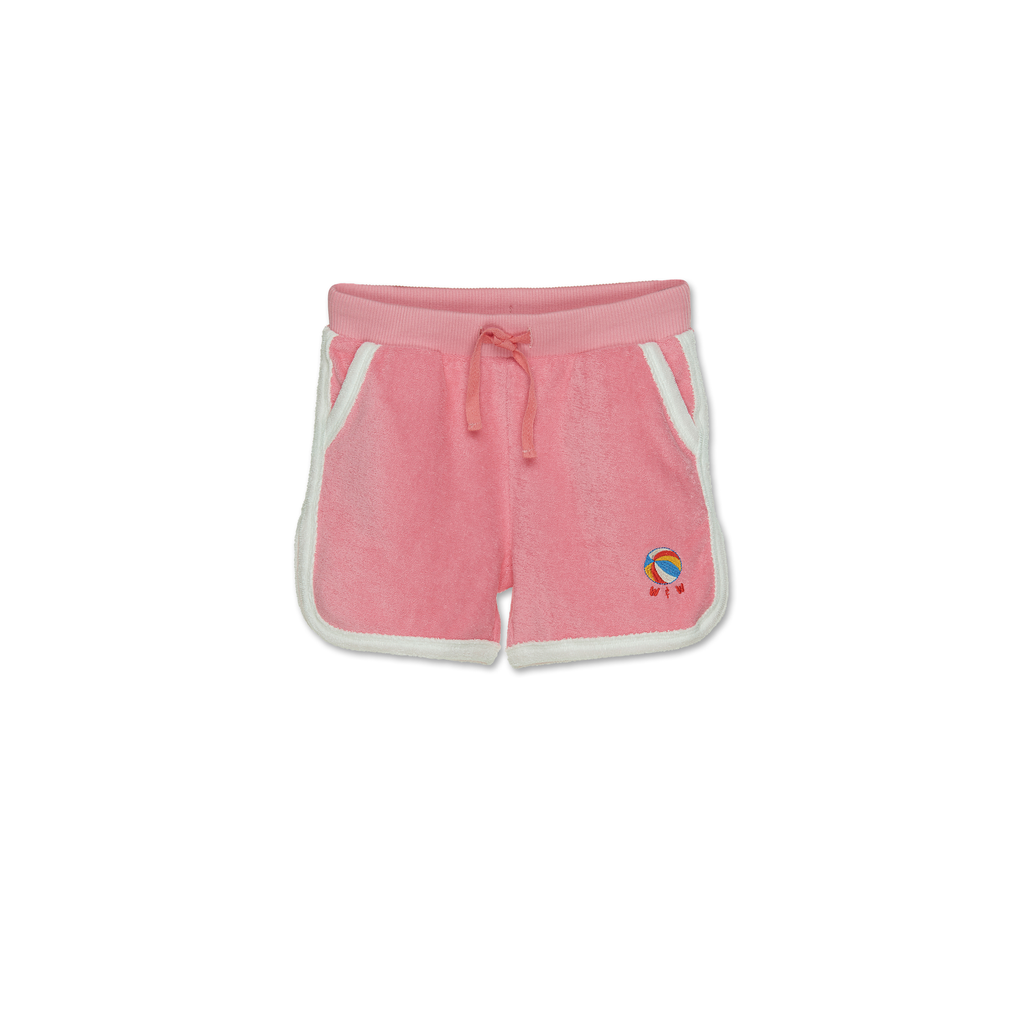 terry gym shorts | bubblegum