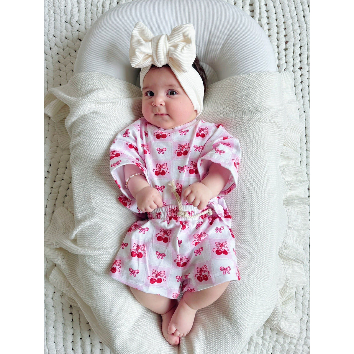Shorts Set | Checkered Cherry