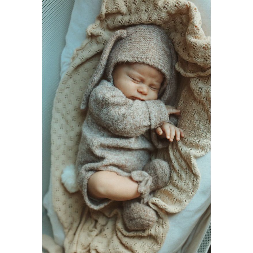 Luna + Luca Cozy Bunny Romper