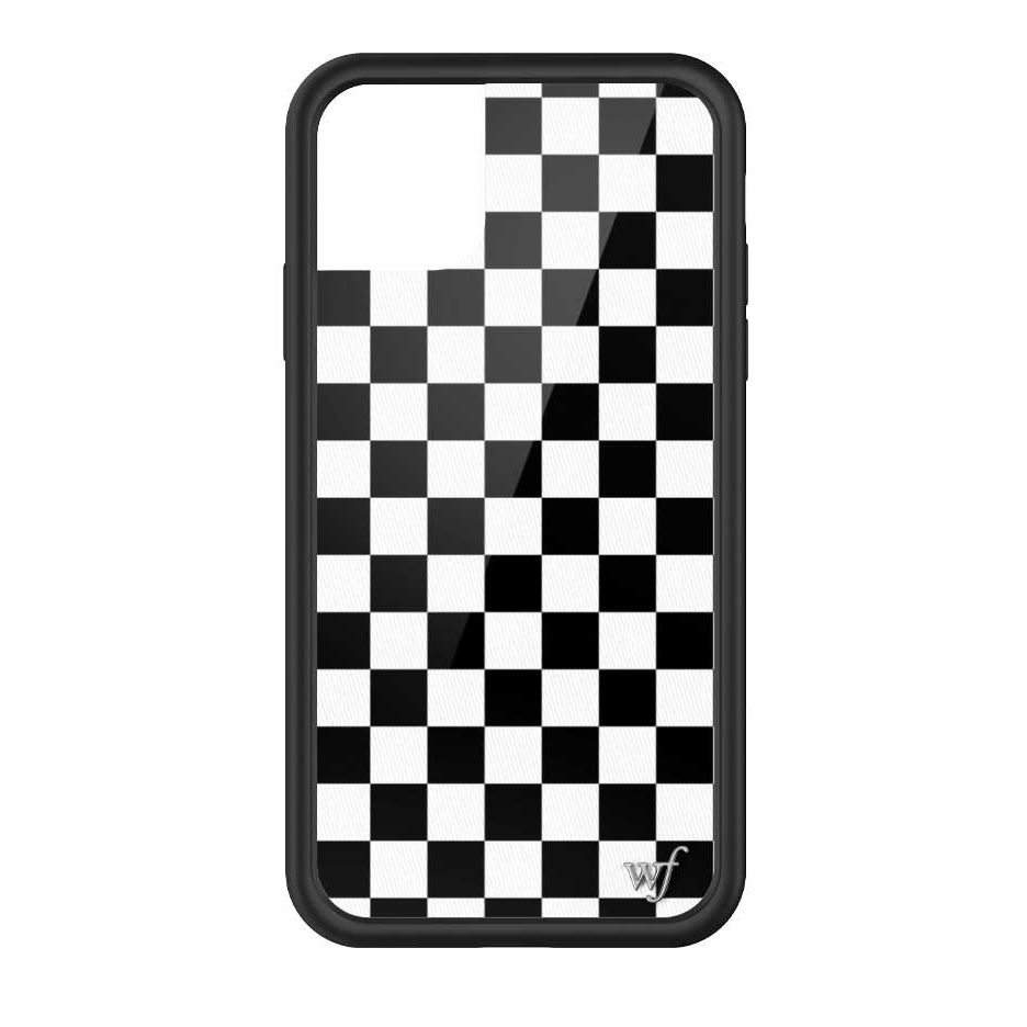 Checkers | Black iPhone Case