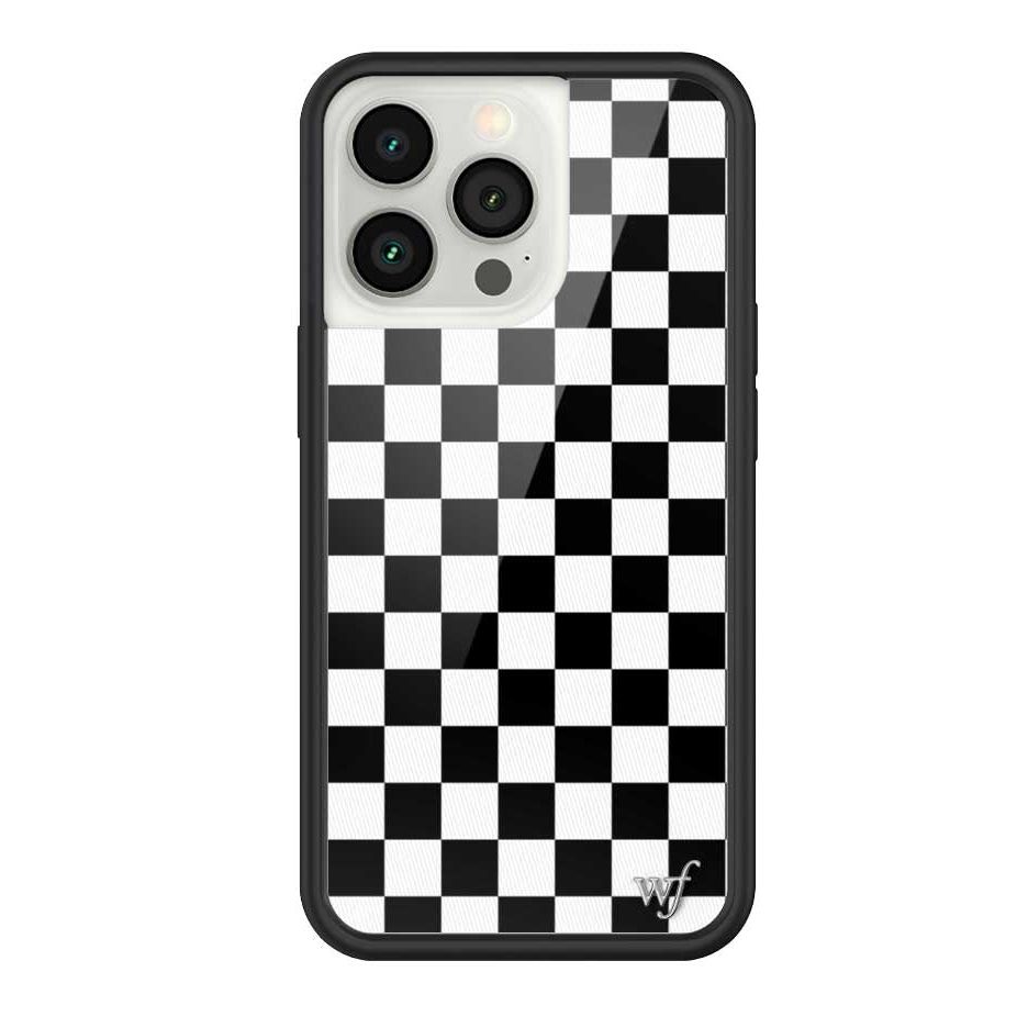 Checkers | Black iPhone Case