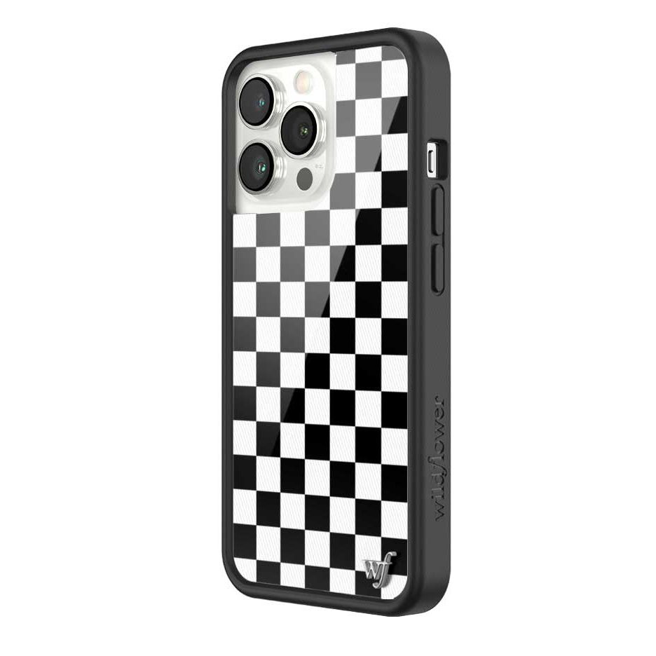 Checkers | Black iPhone Case