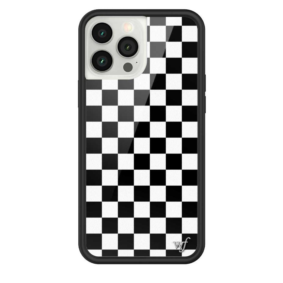 Checkers | Black iPhone Case