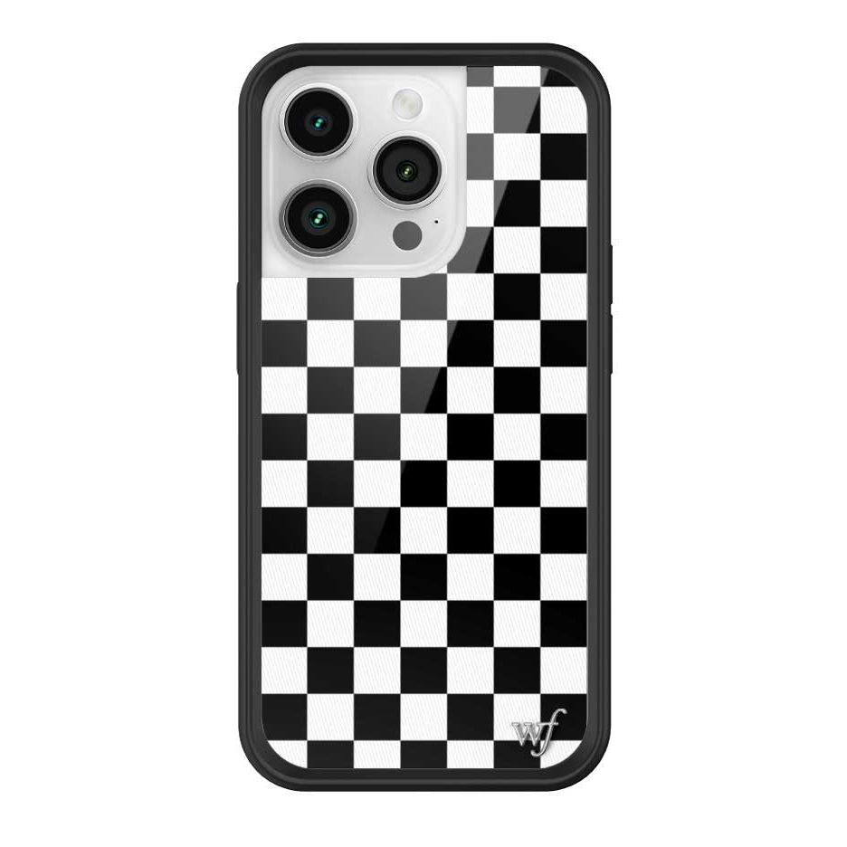 Checkers | Black iPhone Case