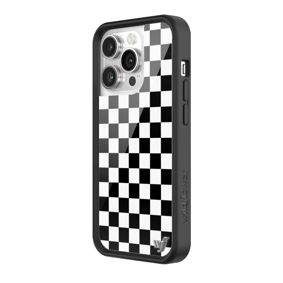 Checkers | Black iPhone Case