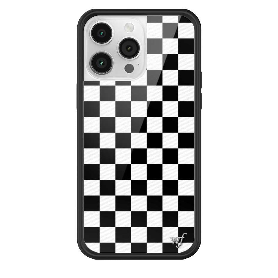 Checkers | Black iPhone Case