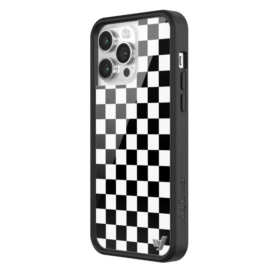 Checkers | Black iPhone Case