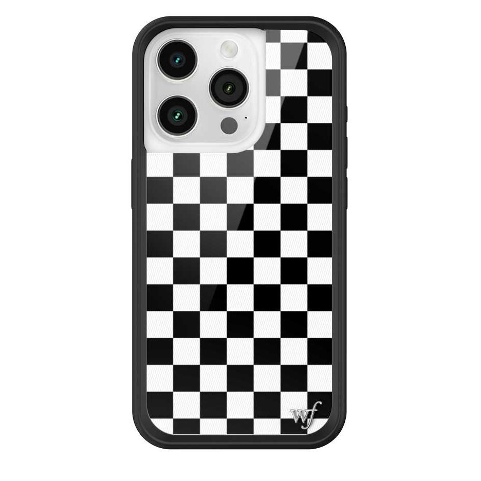 Checkers | Black iPhone Case