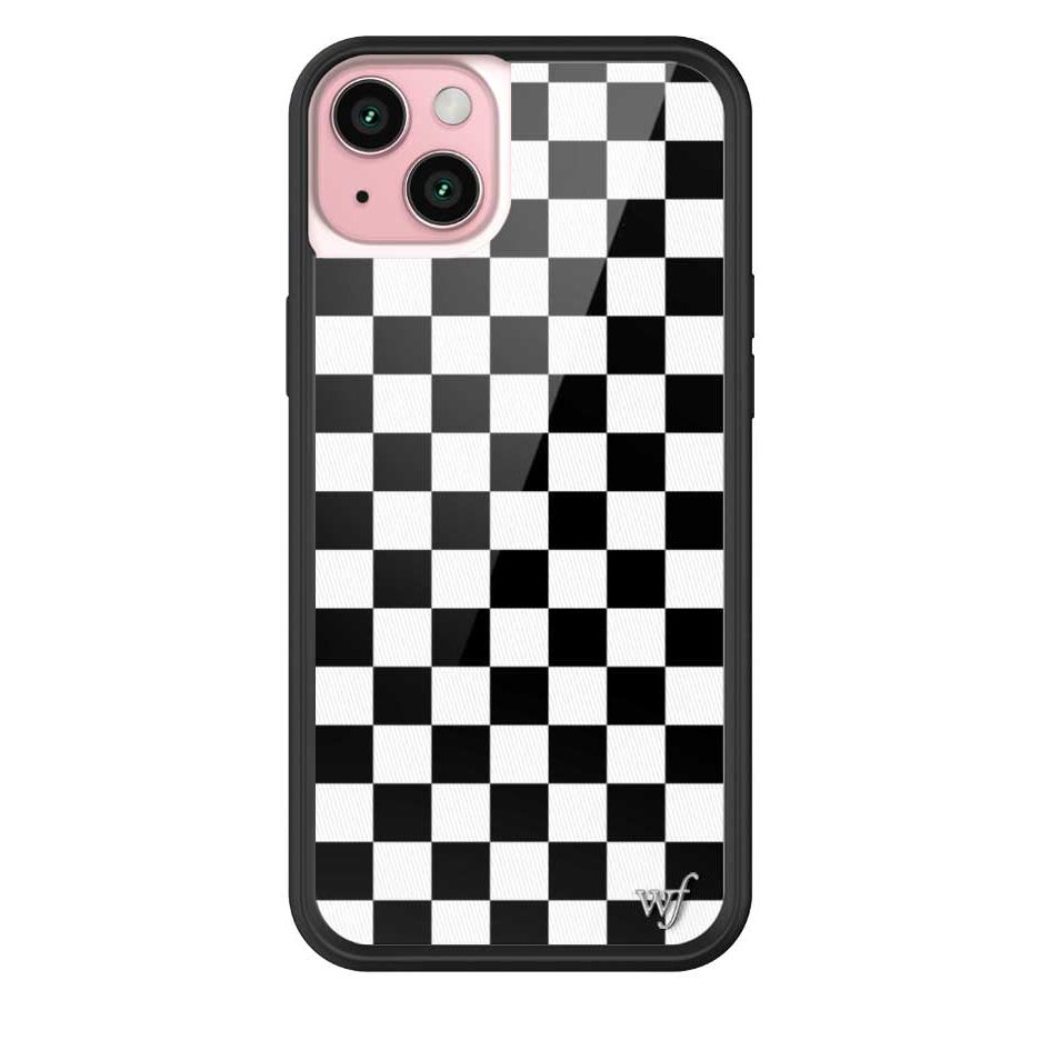 Checkers | Black iPhone Case